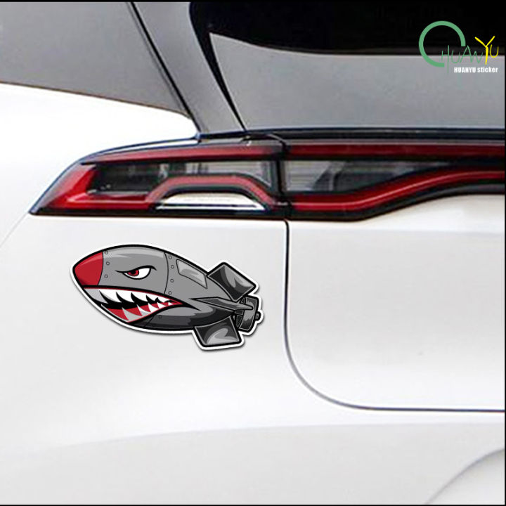 Interesting%20Bomb%20Flying%20Tiger%20Shark%20Mouth%20Car%20Stickers%20Windshield%20Bumper%20VAN%20Sunscreen%20Custom%20Printing%20Vinyl%20Decals%20Decorative%20-%20Image%203