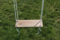 Wood swing for garden use. 