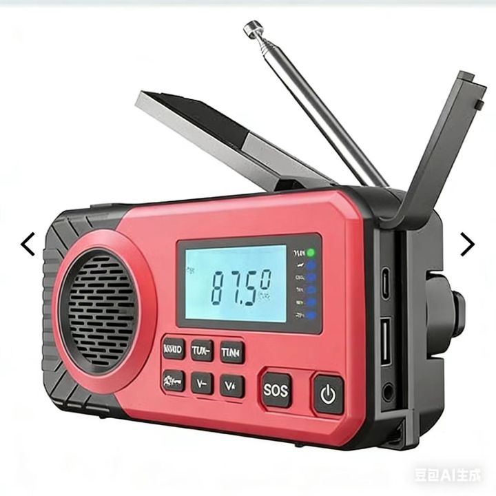 4000mAh%20Portable%20Emergency%20Solar%20Power%20Radio%20Hand%20Crank%20Charging%20AM/FM%20Weather%20Radio%20Led%20Reading%20Flashlight%20Bank%20Phone%20Charger%20-%20Image%206