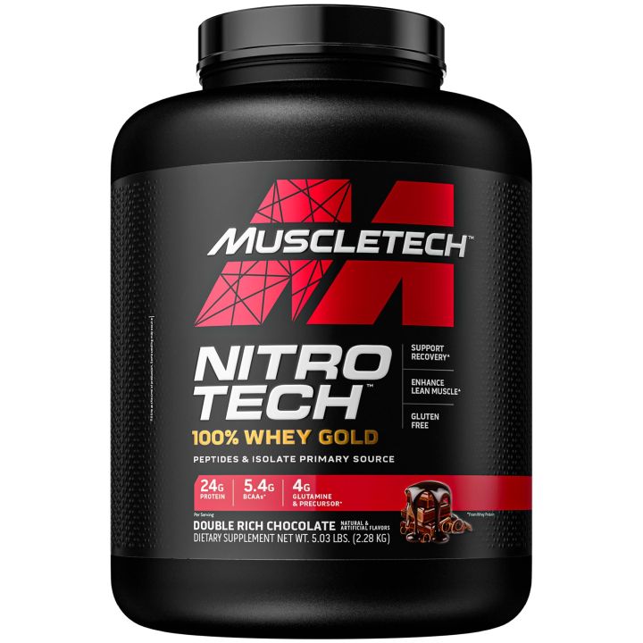 Nitro Tech 100% Whey Gold 5Lbs (2.23 Kg) - 69 Servings