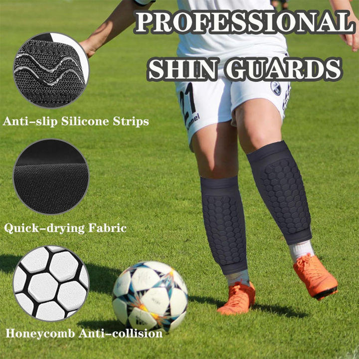 1PCS%20Shin%20Guards,%20Non-Slip%20Calf%20Compression%20Sleeve%20with%20Honeycomb%20Pads,%20Football%20Shin%20Defender%20Socks%20Featuring%20Collision%20Avoidan%20-%20Image%205