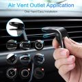 Metal Magnetic Car Phone Holder Air Vent Mount Strong Suction Universal Car Phone Stand For All Phones. 