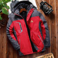 2025 New Men's Fleece-Lined Thickened Outdoor Waterproof Jacket, Cold-Resistant Cotton Coat. 