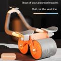 New With Timer Abdominal Exercise Roller Elbow Support, Abs Roller Wheel Core Exercise Equipment, Automatic Abdominal Wheel. 