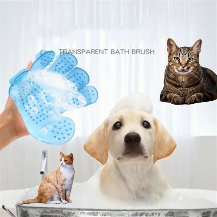 Cat and Dog Grooming Gloves, Pet Brush, Hair Removal, Comb, Massage, Five Fingers, Cleaning