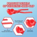 3PCS Cartoon Small Snowball Clip Suit Heart Soccer Duck Shape Digging Mold Tool Set Play Snow Winter Outdoor Beach Sports Toy. 