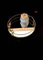 Round Iron Glass Tray, for Serving, Feature : Durable and serving tray , Good Quality. 