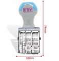 Date stamp e'sy Arabic/Thai/English alphabet size 4mm. (date stamps) Thai date stamps English date stamps (date stamps). 