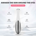 Electric Eye Massager Vibration Wrinkle Anti-Ageing Eye Massage Dark Circle Removal Beauty Face Eye Care Pen Pink and White. 