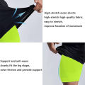 Men Sport Shorts Sportswear Double-deck Running Shorts 2 In 1 Beach Bottoms Summer Gym Fitness Training Jogging Short Pants Men.