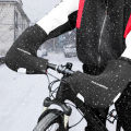 ROCKBROS Winter Bicycle Handlebar Warm Gloves Windproof Bike Mittens Neoprene Handlebar Mittens Hand Warmer Waterproof Bar Glove. 