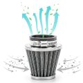 Motorcycle Conical Air Filters Universal Clamp-on Air Filter Tapered Cone Intake Modification Air Filter for Motorcycle. 