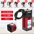 80/40/30/20/10/5.5W 450nm Laser Module Laser Head Lase for Laser Engraving Machine Wood Marking Cutting Tool Engraving Head.