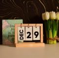 Wood Flip Chart Permanent Dask Calender -Stay Organized With Styles Wood Clip chart.
