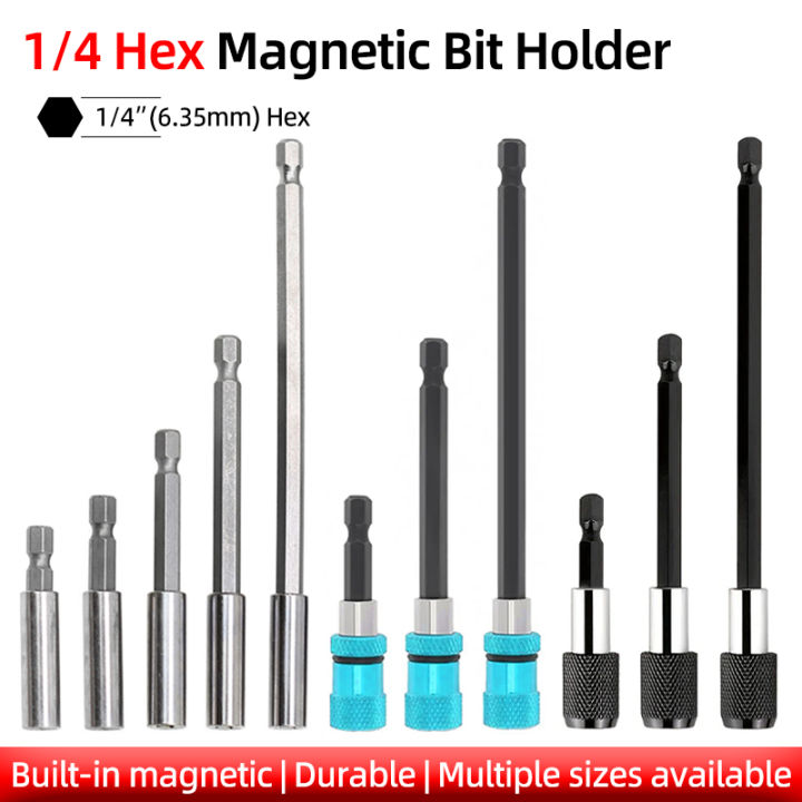 1/4" Hex Magnetic Screwdriver Bit Holder Quick Release Adapter ...