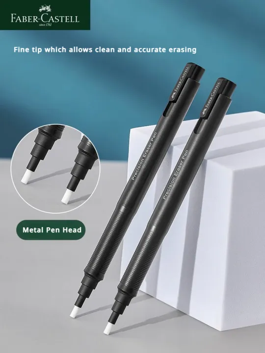 Faber-Castell%20Precision%20Tip%20Pen-Style%20Eraser%20Refillable%20Round%202.5mm%20Retractable%20Pencil%20Eraser%20Professional%20Drawing%20Rubbing%20Out%20-%20Image%204