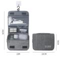 Oxford Fabric Men Business Portable Storage Bag Toiletries Organizer Women Cosmetic Bag Waterproof Hanging Travel Wash Pouch.