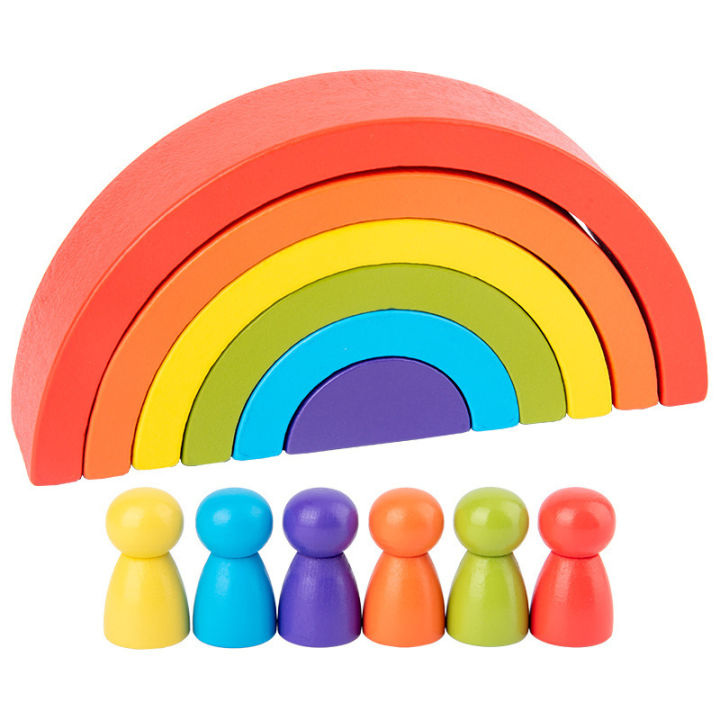 DIY%20children's%20wooden%20rainbow%20toy%20creative%20wood%20rainbow%20stacked%20balance%20blocks%20baby%20toy%20Montessori%20educational%20toys%20for%20children%20-%20Image%205