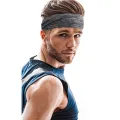 Men Headband Absorbent Cycling Yoga Sweat Sport Headband Men Sweatband For Men and Women Yoga Hair Bands Head Sweat Bands Sports. 