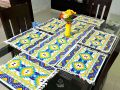 Dining runner set 7 piece.