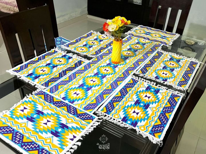 Dining runner set 7 piece