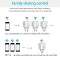 WiFi Smart Plug Socket EU 16/20A with Power Monitoring Timing Tuya Smart Life Alexa  Home Alice Voice Control Outlet. 