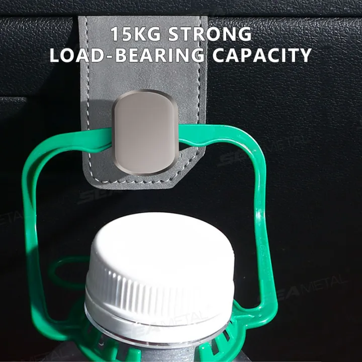 SEAMETAL%20Car%20Seat%20Hook%20Hanger%20Co-Pilot%20Storage%20Box%20Hanger%20Metal%20Hook%20for%20Bag%20Luxury%20Suede%2015KG%20Large-Bearing%20Car%20Handbag%20Holder%20-%20Image%203