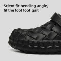 Men's EVA Clog Shoes Summer New Thick Bottom Anti-Slip Deodorant Toe Cover Beach Slippers Breathable Comfortable Sandals.