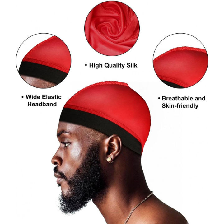 4Pcs%20Wave%20Cap,%20Silk%20Stocking%20Wave%20Caps%20for%20360%20Waves,%20Silky%20Durag%20for%20Men,%20Stain%20Caps%20(2*Blue%202*Black)%20-%20Image%202
