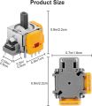 Hall Effect Joysticks for PS5 Controller, 3D Analog Sensor Wheel Thumbsticks Replacement for PlayStation 5 Controller. 
