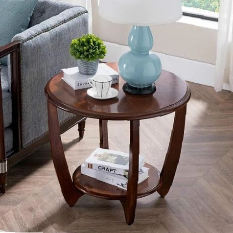 wooden coffee and tea table