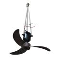 12 Volt DC Fan Motor Kit (100% copper baleno motor + Fan blade + 3 metal sticks + Fan rubber + nut bolts). 