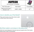 Arteck Bluetooth Keyboard Case for iPad Mini 6, 8.3-inch, with 130 Degree Swivel Rotating Stand, Shockproof Protection, Auto Sleep/Wake Feature, USB-C Charging. 