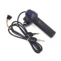 Ebike Full Twist Throttle Grip With Battery Meter Compatible With Ridstar Q20/Q20Lite/Q20Pro/H20/H26Pro/H20 Pro Electric Bike 48. 