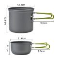2024 Portable Camping Cookware Set Outdoor Pot Mini Gas Stove Sets Nature Hike Picnic Cooking Set With Foldable Spoon Fork Knife. 