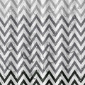 Modern Chevron Shower Curtain - Black & White Waterproof PEVA Bathroom Decor​. 