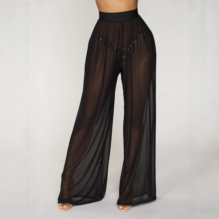 Hot%20Selling%20Mesh%20Wide%20Leg%20Pants%20In%20Europe%20And%20America%20%20Perspective%20High%20Waisted%20Straight%20Leg%20Pants%20Solid%20Color%20Loose%20Pants%20-%20Image%207