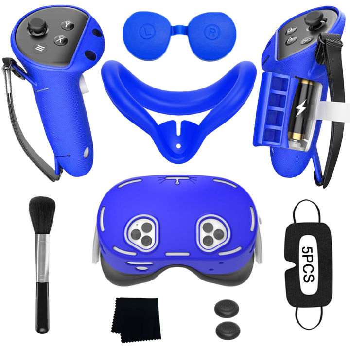 VR%20Accessories%20For%20Oculus/Meta%20Quest%203/3s/2%20Silicone%209%20in%201%20Cover%20Kit,%20Headset%20Shell,%20Face%20Cover,%20Controller%20Grip%20Case%20Idea%20%20-%20Image%207
