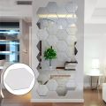 Haxza Mirror (Acrylic) (3x3 (6 pic))Acrylic Mirror Wall Removable Circle Decorative Mirror Sheet for Living Room Bedroom Decor
Wall Art Acrylic Mirror Surface Polka Dots Circle Wall Stickers For Rooms Home Decor Round Wall Decals DIY Art. 