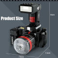 Zhegao 00845 Canon camera with flash gun mini block building kit 407 pieces. 