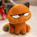 25CM Novelty Cute Orange Cat Plushie Soft Stuffed Doll Kawaii Creative Cartoon Stuffed Animals Toys Kid Birthday Halloween . 