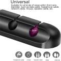 Flexible USB cable organizer cable Winder management clip holder for mouse keyboard earphone. 