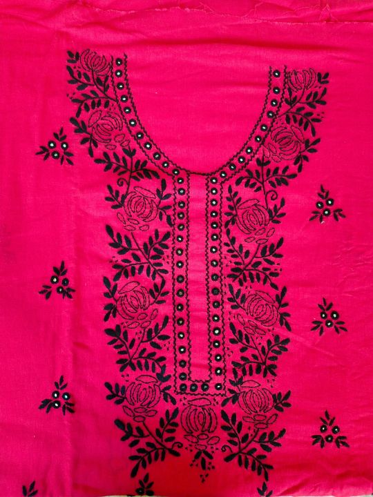 Ladies suit, hand embroidery, women hand embroidery cloth