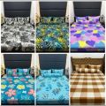 queen size Bed sheet with 2 pillowcase (  76×88 inches bedsheet ). 