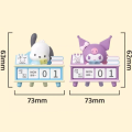 Cute Cartoon DIY Desk Calendar Assemble Freely Kawaii Desktop Ornament for Office Home Fun Interactive Calendar. 