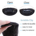2pcs Side Bangs Synthetic Hair Extension Easy Clip In Gradient Bangs Natural Seamless Synthetic Fringe Hairpiece For Women Girls. 