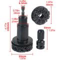 Automobile wheel hub axle head brake disc grinding head rust removal maintenance tool Stud Removal Tool Rust Remover Cleaner Kit.