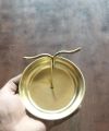 2 In 1 Brass Bateko Dhoop Holder / Stand (12 CM Diameter). 