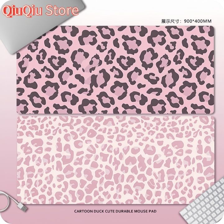 Pink%20Leopard%20Print%20Mouse%20Pad%20HD%20Printing%20Large%20Seaming%20Waterproof%20Mouse%20Pad%20Anti-slip%20Gaming%20Mouse%20Pad%20-%20Image%202