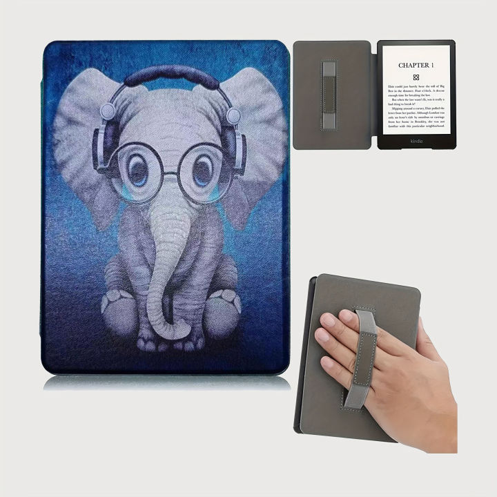 Case for 6.8'' Kindle Paperwhite 11th Generation 2021 Release and Kindle Paperwhite Signature Edition with Hand Strap, Auto Slee